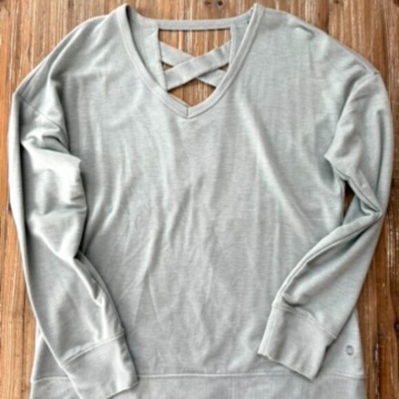 Athleta Balance Collection Top (M) Muted Green - Picture 1 of 3